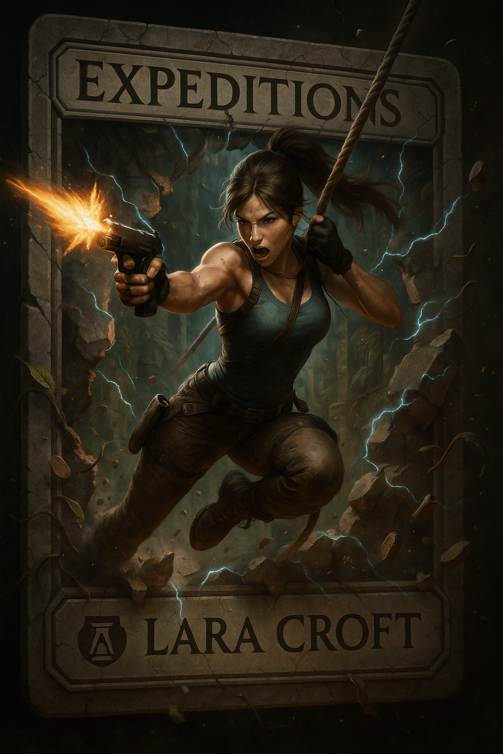 Physical Destruction Effect Card (Lara Croft)